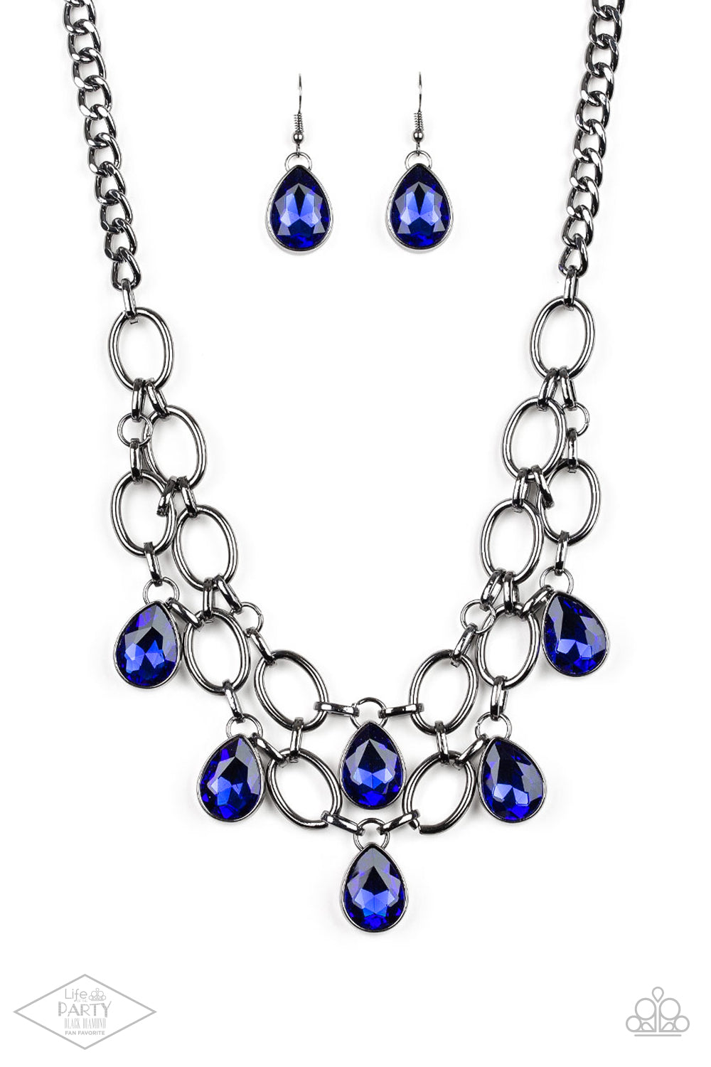 Show-Stopping Shimmer - Blue - Paparazzi - Davetta Jewels