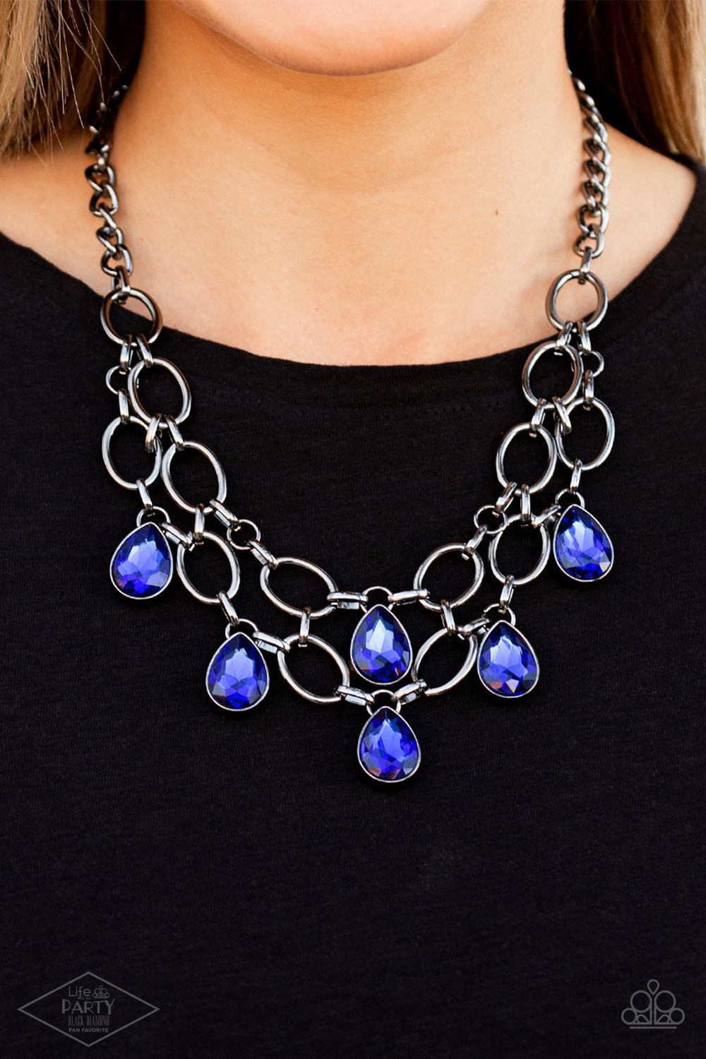 Show-Stopping Shimmer - Blue - Paparazzi - Davetta Jewels
