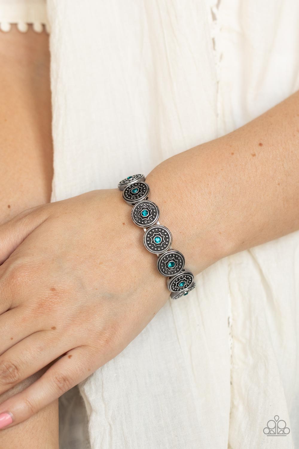 Colorfully Celestial - Blue - Paparazzi - Davetta Jewels
