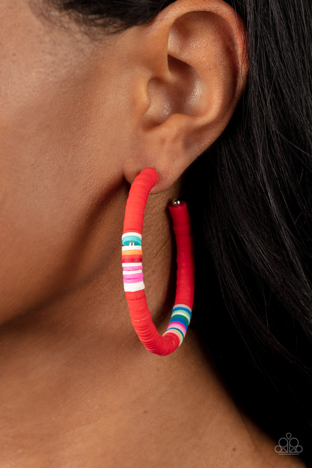Colorfully Contagious - Red - Paparazzi - Davetta Jewels