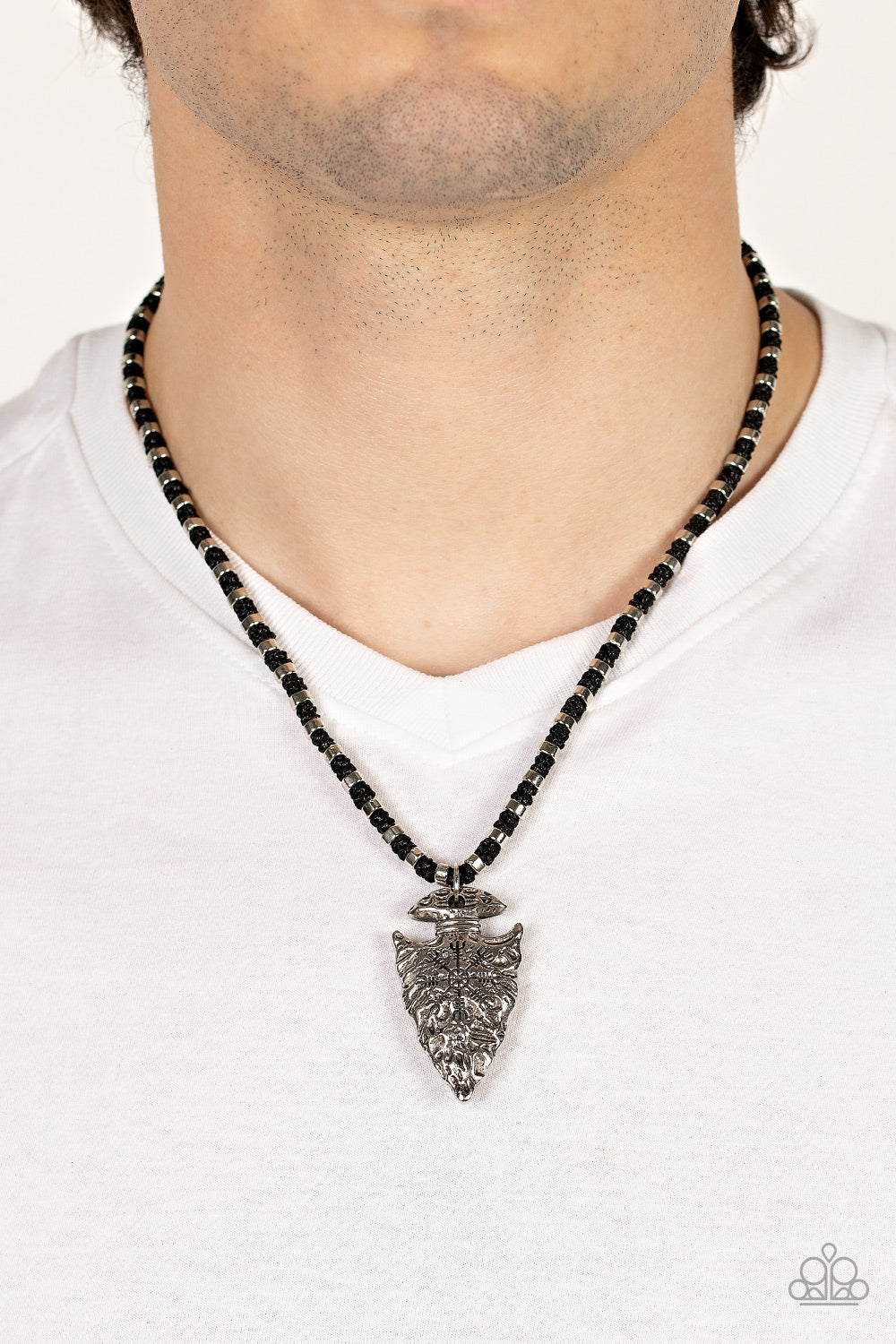 Get Your ARROWHEAD in the Game - Black - Paparazzi - Davetta Jewels